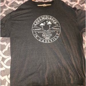 Cheeseburger in Caseville commemorative festival tee.  3XL.  S/S.  Cotton/Poly